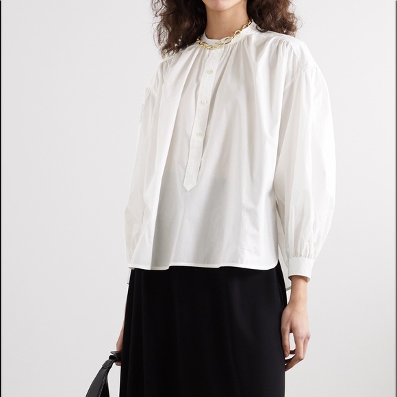 NWT Anine Bing Eden Shirt White XXS/TTP - Picture 17 of 17